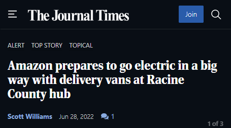 亚马逊拟在威斯康辛州增添400个电动汽车充电站 | 易邦跨境